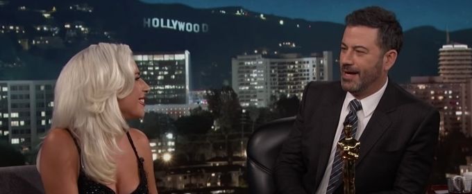 VIDEO: Lady Gaga Talks Grammy Win And Love For Bradley Cooper On KIMMEL Video