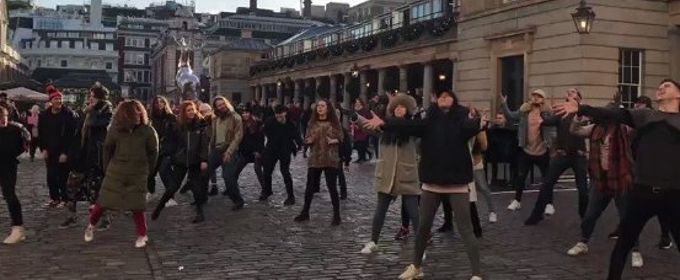 VIDEO: GREATEST SHOWMAN Flashmob Takes Over Covent Garden Video