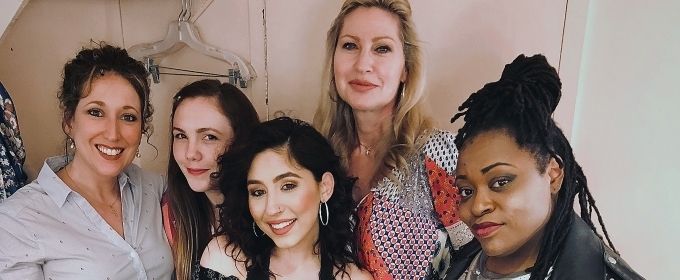 Photo Flash: Pop Singer/Songwriter Brielle Von Hugel Visits Cast of UNEXPECTED J Photos