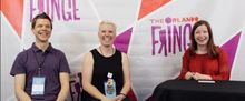 C. Neil Parsons and Zara Lawler of THE FLUTE ON ITS FEET at Orlando Fringe