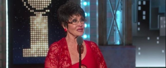 VIDEO: Chita Rivera Accepts her Lifetime Achievement Tony Award Saying 'Theatre is… Video