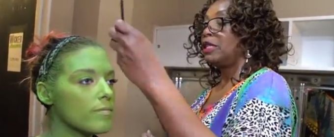 VIDEO: See How Elphaba Gets Green for the National Tour of WICKED at the Mirvish… Video