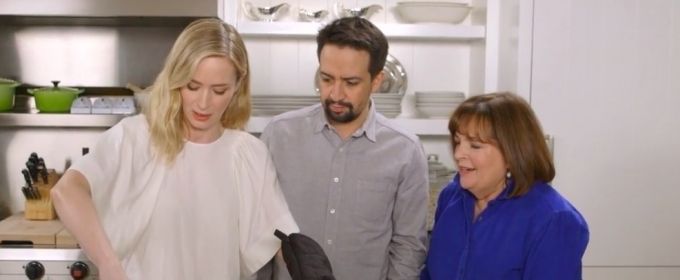 VIDEO: Lin-Manuel Miranda and Emily Blunt Cook Up a MARY POPPINS-Inspired Meal With… Video