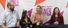 Ralph Krumins, Raina Grabowski, and Alaric Frinzi of PRINCE(CESS) at Orlando Fringe