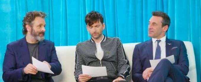 VIDEO: David Tennant and Michael Sheen Perform Dueling Hamlets with Jon Hamm Video