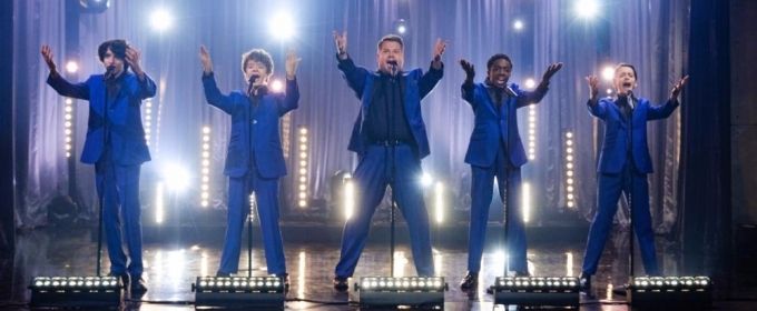 VIDEO: James Corden Reunites Young Stars of STRANGER THINGS Motown Super Group Video