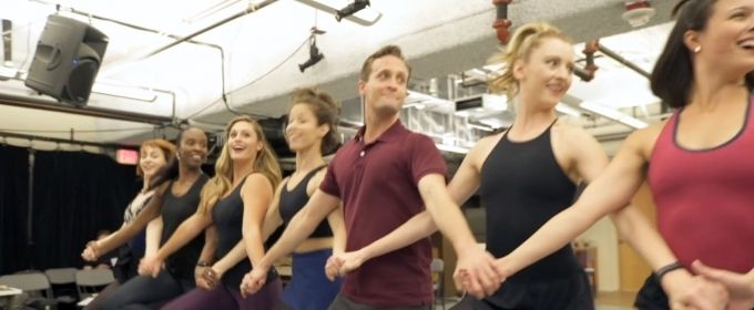 TV: Cast of CRAZY FOR YOU Gets Tap-Happy in Rehearsal at D.C.'s Signature Theatre Video