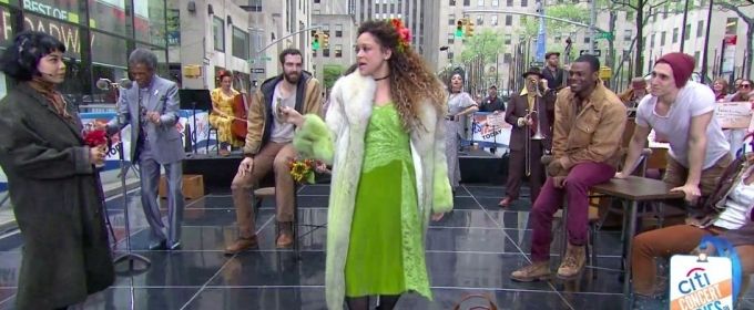 VIDEO: The HADESTOWN Cast Performs 'Livin' It Up on Top' on TODAY Video