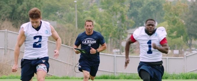 VIDEO: Kevin Hart Attends LA Rams Training Camp on WHAT THE FIT Video