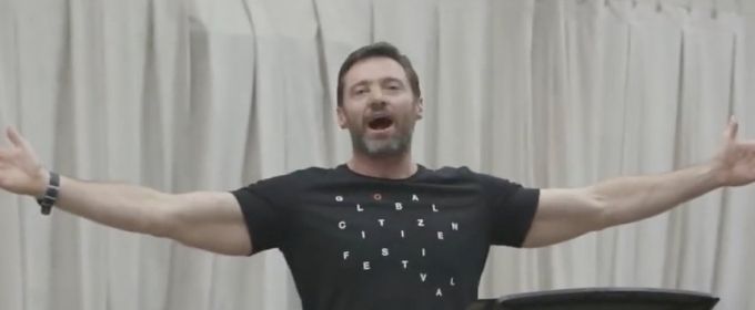VIDEO: Hugh Jackman Preps for THE GREATEST SHOWMAN With Broadway Favorites Jeremy… Video