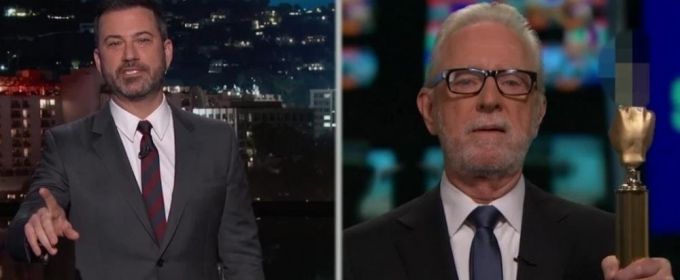 VIDEO: 'Wolf Blitzer' Accepts Donald Trump's Fake News Award on JIMMY KIMMEL Video
