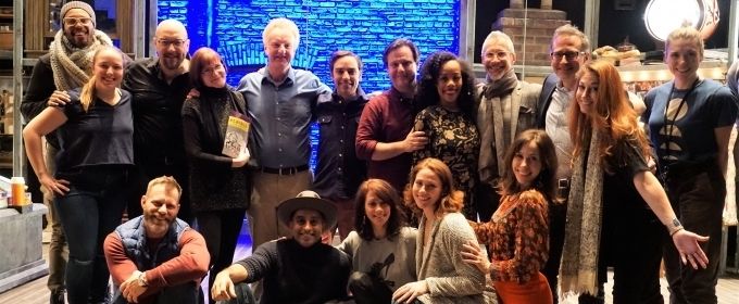 Photo Flash: Original MERRILY WE ROLL ALONG Cast Members Visit Roundabout Produc Photos
