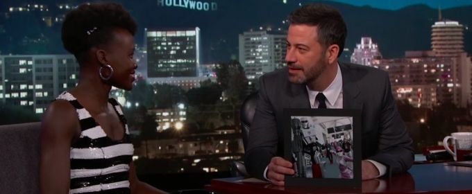 VIDEO: Lupita Nyong'o Talks Going Undercover at Comic Con on Jimmy Kimmel Live Video