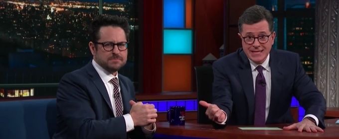 VIDEO: Stephen Colbert and J.J. Abrams Invite Entire Studio Audience to See THE PLAY… Video