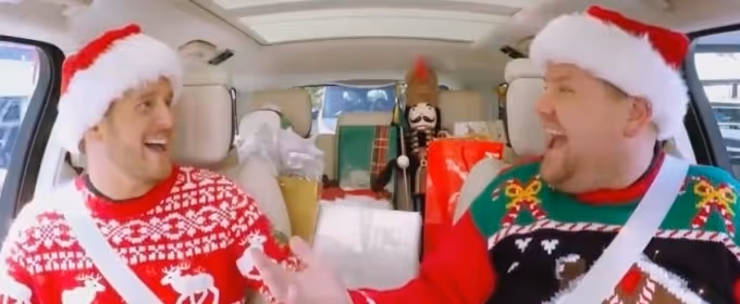 VIDEO: Michael Buble Joins James Corden for a Holiday Mashup with the 2018 Carpool… Video