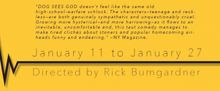 DOG SEES GOD at Roxy's Downtown, A ground-breaking play about the coming of age