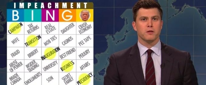 VIDEO: Saturday Night Live's Weekend Update Plays Impeachment Bingo Video
