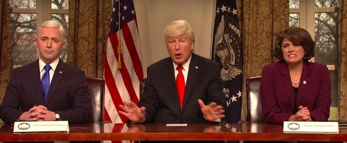 VIDEO: Alec Baldwin's Trump Talks Gun Control in SNL's Cold Open Video