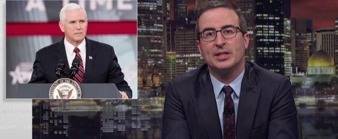 VIDEO: John Oliver Shares Mike Pence Parody Book on LAST WEEK TONIGHT WITH JOHN… Video