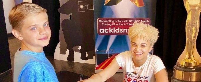 Photo Flash: Kim Exum From Broadway's BOOK OF MORMON Visits Director Walid Chaya Photos