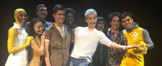 Photo Flash: Frankie Grande Visits THE GIRL WITH THE ALKALINE EYES Photos