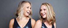 Jenna Pastuszek And Ashley Sweetman of DOUBLE TREBLE with Nightcap Cabaret