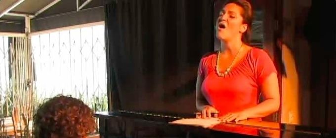 TV: 'Wicked's' Shoshana Bean Recording in Los Angeles Video