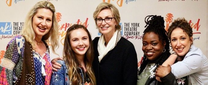 Photo Flash: Jane Lynch Visits Cast Of UNEXPECTED JOY Photos