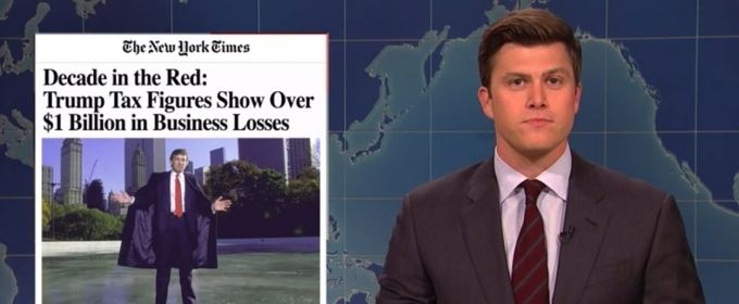 VIDEO: SNL Weekend Update Tackles Trump's FInancial Situation Video