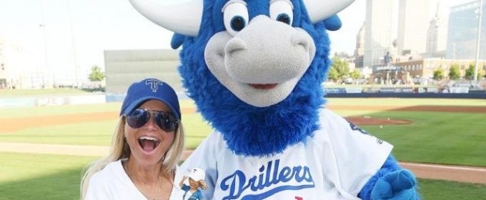 Photo Flash: Kristin Chenoweth Throws The First Pitch And Gets Her Bobblehead Photos