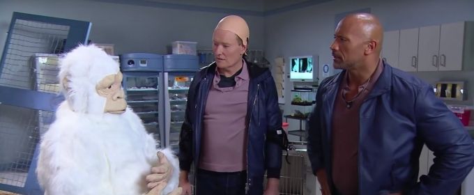VIDEO: Conan Becomes Dwayne Johnson's 'Rampage' Stunt Double Video