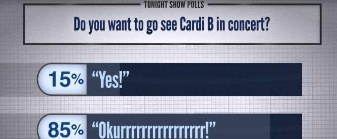 VIDEO: Fallon Polls His Audience on Whether or Not They Want to See Cardi B in… Video