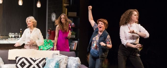 Photo Flash: Surprise! First Look at Hayley Mills & Company in PARTY FACE Photos