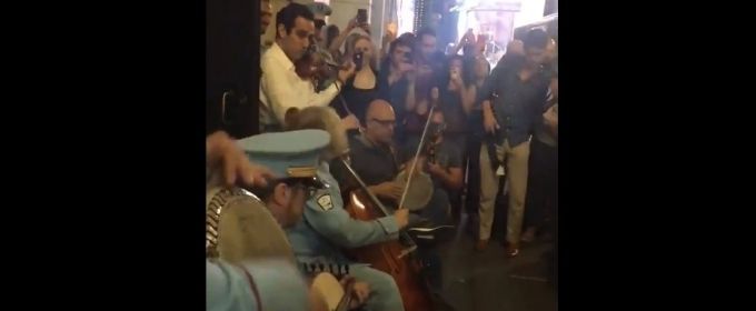 VIDEO: THE BAND'S VISIT Celebrates Tony Sweep with Stage Door Concert! Video