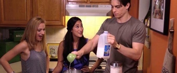 Backstage Bite with Katie Lynch: ANASTASIA's Christy Altomare & Derek Klena Bake… Video