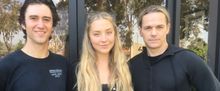 Jonathan Sharp, Jack Stewart, Luna Montana Hoetzel of CAMELOT at Pacific Festival Bal