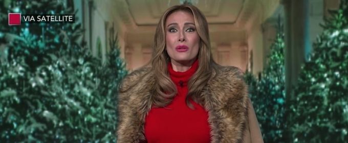 VIDEO: Laura Benanti's 'Melania Trump' is Dreaming of a Dark Christmas on LATE SHOW Video