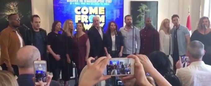 VIDEO: Get A First Look At Rachel Tucker And The UK Cast Of COME FROM AWAY Video