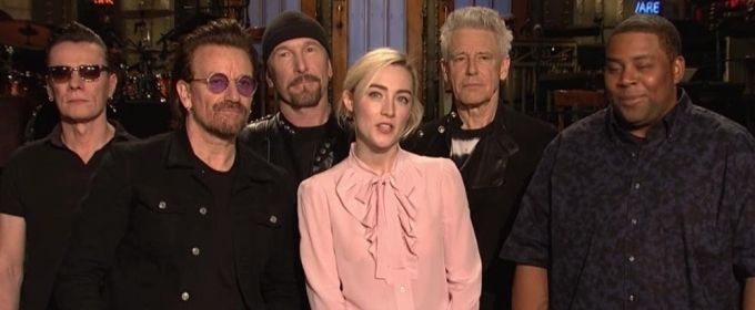 VIDEO: Saoirse Ronan & U2 Present a Very Irish SNL Promo Video