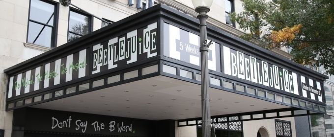 Up on the Marquee: BEETLEJUICE at the National Theatre Photos