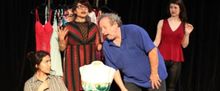 Flash: First Look at Cone Man Running's Holiday Farce OUR CUPS RUNNETH OVER
