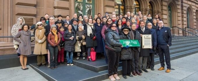 Photo Flash: The Public Theater Celebrates Joseph Papp Way Unveiling at Astor Pl Photos
