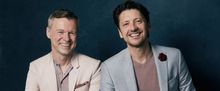 Brian Hill and Neil Bartram, creators of new musical YOU ARE HERE at Goodspeed's Terr