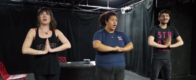Photo Flash: In Rehearsal with GOD SAVE QUEEN PAM at Players Theatre Photos
