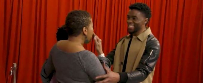 VIDEO: Chadwick Boseman Surprises 'Black Panther' Fans on The Tonight Show Video