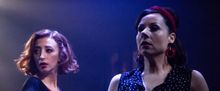 Cast of MAGGIE MAY at Finborough Theatre