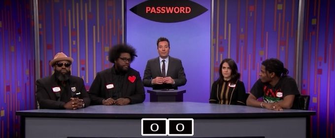 VIDEO: Jimmy Fallon Plays Password with Abbi Jacobson and A$AP Rocky Video