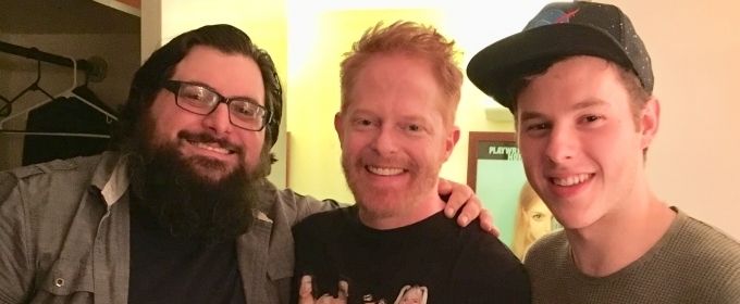 Photo Flash: Nolan Gould and Tim Realbuto Visit Jesse Tyler Ferguson Off-Broadwa Photos