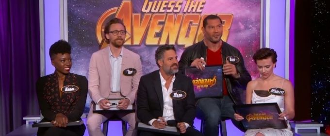 VIDEO: More Cast Members of AVENGERS: INFINITY WAR Appear on JIMMY KIMMEL LIVE Video