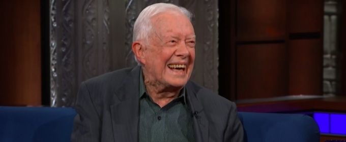 VIDEO: Jimmy Carter Knocks Donald Trump on THE LATE SHOW Video